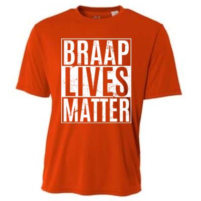 Braap Lives Matter Dirtbike Snowmobile Rider Gift Cooling Performance Crew T-Shirt