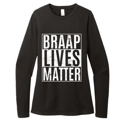 Braap Lives Matter Dirtbike Snowmobile Rider Gift Womens CVC Long Sleeve Shirt