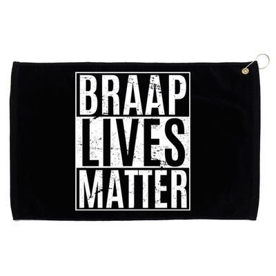 Braap Lives Matter Dirtbike Snowmobile Rider Gift Grommeted Golf Towel