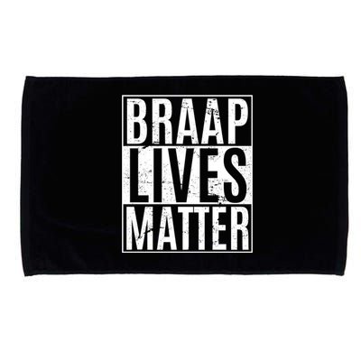 Braap Lives Matter Dirtbike Snowmobile Rider Gift Microfiber Hand Towel