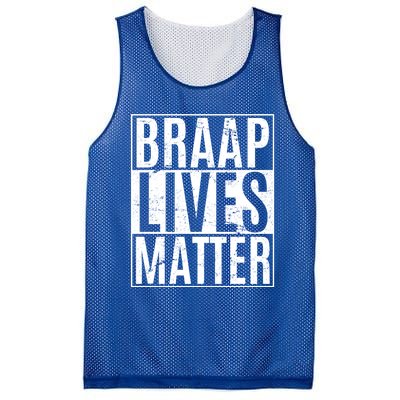 Braap Lives Matter Dirtbike Snowmobile Rider Gift Mesh Reversible Basketball Jersey Tank