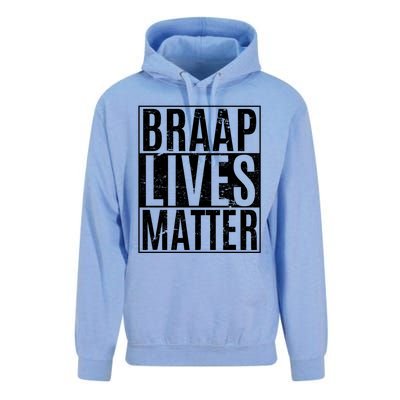 Braap Lives Matter Dirtbike Snowmobile Rider Gift Unisex Surf Hoodie