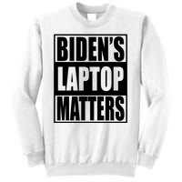 Bidens Laptop Matters Funny Anti Joe Biden Political Gift Sweatshirt