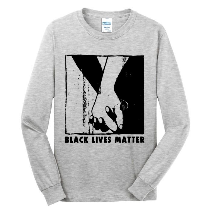 Black Lives Matter Power Fist Tall Long Sleeve T-Shirt