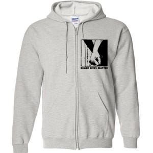 Black Lives Matter Power Fist Full Zip Hoodie