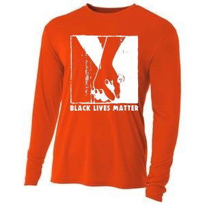 Black Lives Matter Power Fist Cooling Performance Long Sleeve Crew