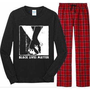 Black Lives Matter Power Fist Long Sleeve Pajama Set