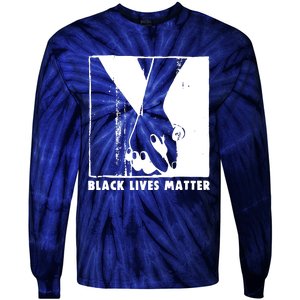 Black Lives Matter Power Fist Tie-Dye Long Sleeve Shirt