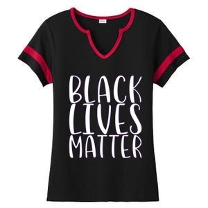 Black Lives Matter Social Justice Funny Gift Ladies Halftime Notch Neck Tee