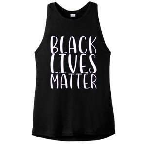 Black Lives Matter Social Justice Funny Gift Ladies PosiCharge Tri-Blend Wicking Tank