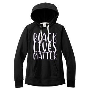 Black Lives Matter Social Justice Funny Gift Women's Fleece Hoodie