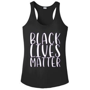 Black Lives Matter Social Justice Funny Gift Ladies PosiCharge Competitor Racerback Tank