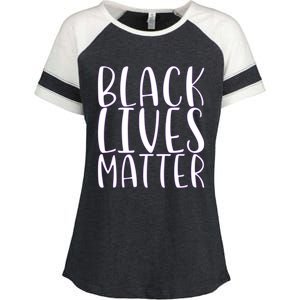 Black Lives Matter Social Justice Funny Gift Enza Ladies Jersey Colorblock Tee