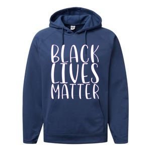 Black Lives Matter Social Justice Funny Gift Performance Fleece Hoodie