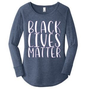 Black Lives Matter Social Justice Funny Gift Women's Perfect Tri Tunic Long Sleeve Shirt