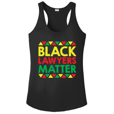 Black Lawyers Matter Gift African American And Black Pride Gift Ladies PosiCharge Competitor Racerback Tank