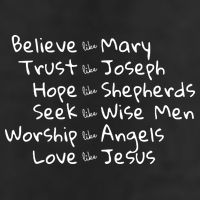 Believe Like Mary And Trust Like Joseph Christmas Adult Drive Performance Visor