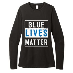 Blue Lives Matter Funny Police Officer Supporter Gift Meaningful Gift Womens CVC Long Sleeve Shirt