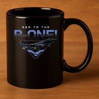 B1 Lancer Military Jet Bomber Airplane 11oz C Handle Ceramic Mug