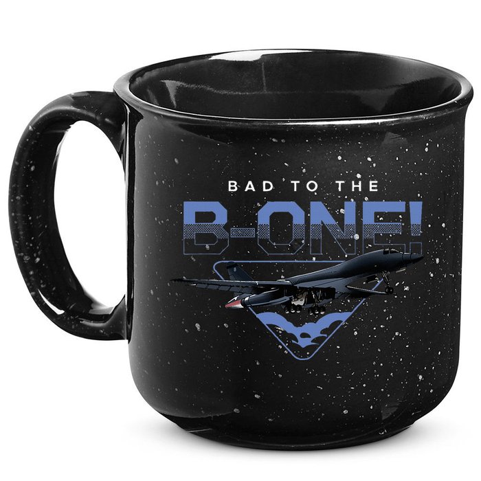 B1 Lancer Military Jet Bomber Airplane 15oz Campfire Ceramic Mug