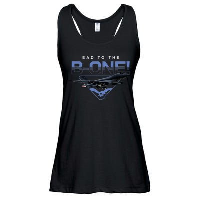 B1 Lancer Military Jet Bomber Airplane Ladies Essential Flowy Tank