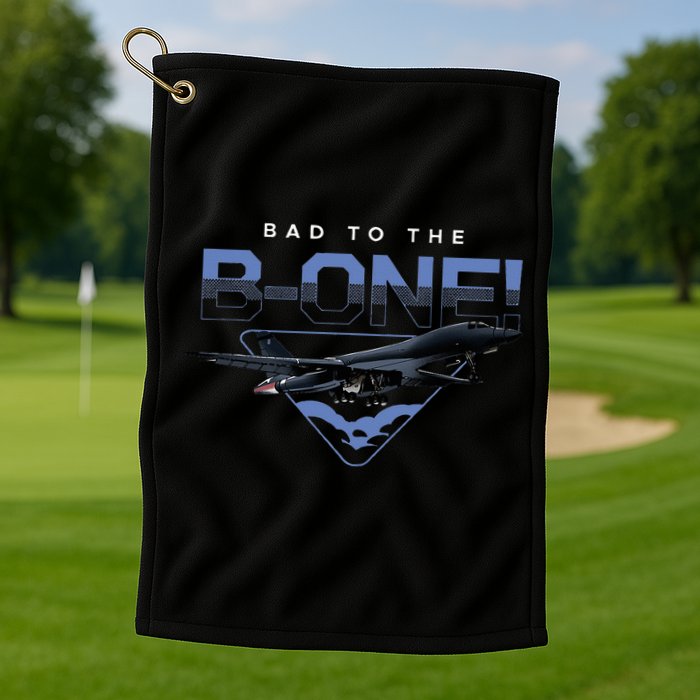 B1 Lancer Military Jet Bomber Airplane Golf Towel