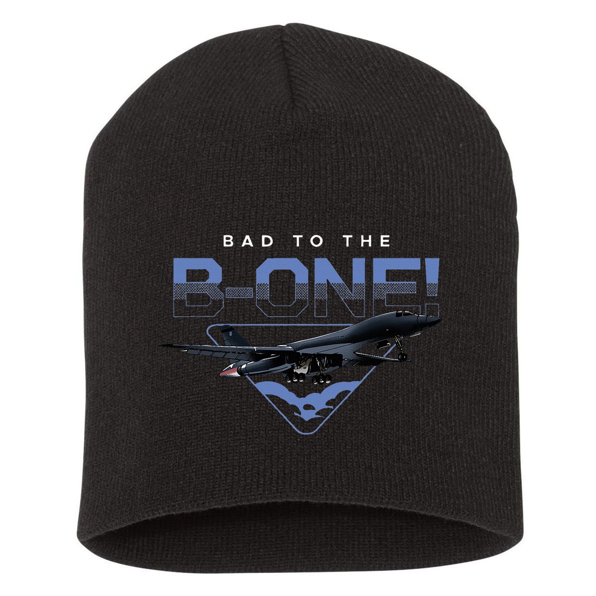B1 Lancer Military Jet Bomber Airplane Short Acrylic Beanie