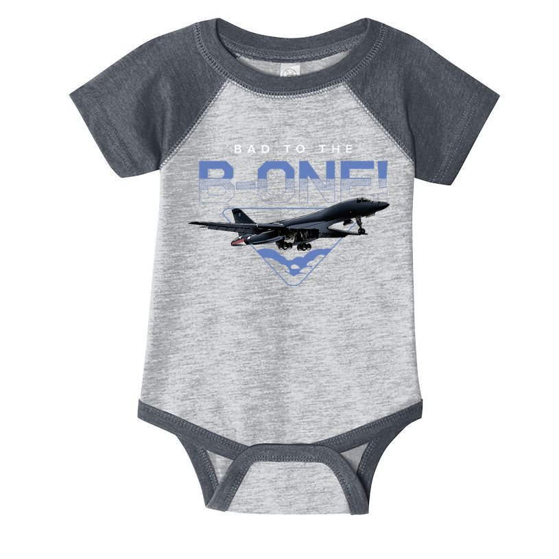 B1 Lancer Military Jet Bomber Airplane Infant Baby Jersey Bodysuit