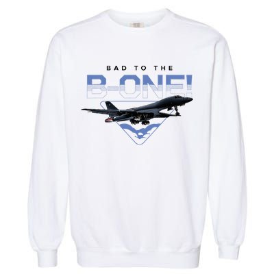 B1 Lancer Military Jet Bomber Airplane Garment-Dyed Sweatshirt