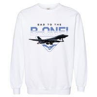 B1 Lancer Military Jet Bomber Airplane Garment-Dyed Sweatshirt