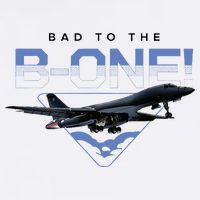 B1 Lancer Military Jet Bomber Airplane Garment-Dyed Sweatshirt