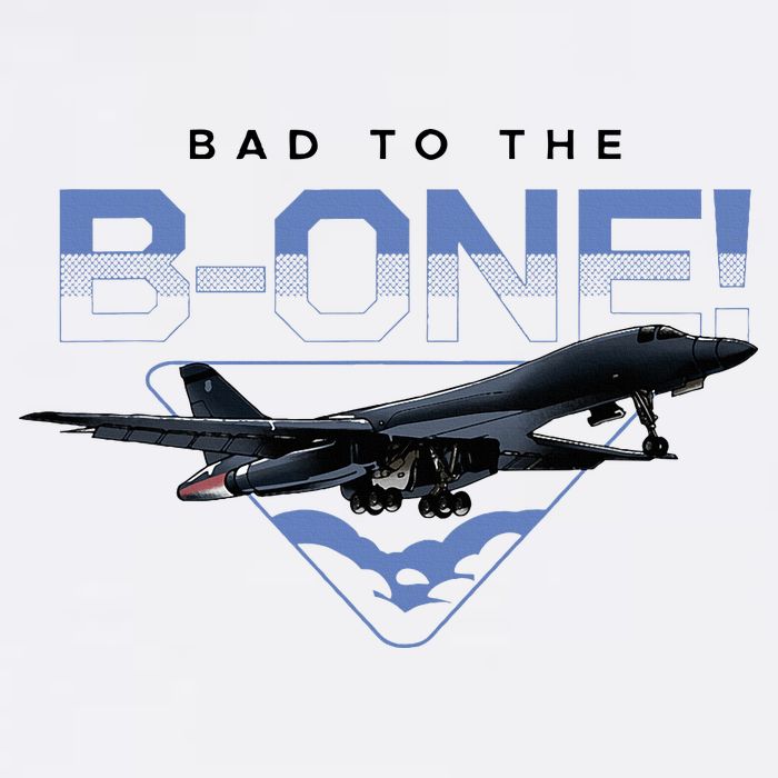 B1 Lancer Military Jet Bomber Airplane Garment-Dyed Sweatshirt