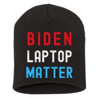 Biden Laptop Matter Pro Trump Republican Support Gift Short Acrylic Beanie