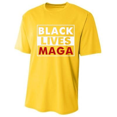 Black Lives Maga Performance Sprint T-Shirt