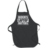 Biden's Laptop Matters Funny Anti Democrat Pro Trump 2020 Full-Length Apron With Pockets