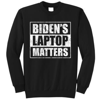 Biden's Laptop Matters Funny Anti Democrat Pro Trump 2020 Sweatshirt