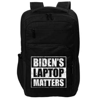 Biden's Laptop Matters Funny Anti Democrat Pro Trump 2020 Impact Tech Backpack