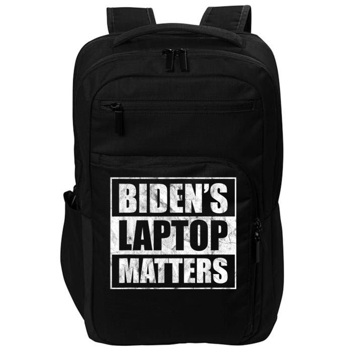 Biden's Laptop Matters Funny Anti Democrat Pro Trump 2020 Impact Tech Backpack