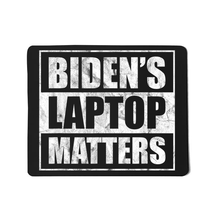 Biden's Laptop Matters Funny Anti Democrat Pro Trump 2020 Mousepad