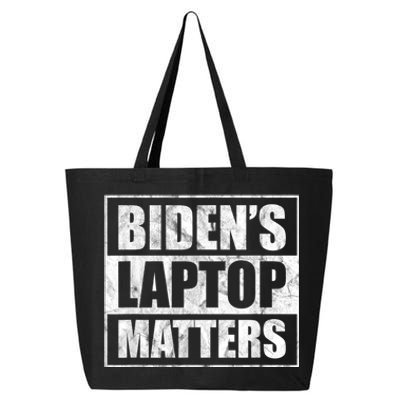 Biden's Laptop Matters Funny Anti Democrat Pro Trump 2020 25L Jumbo Tote