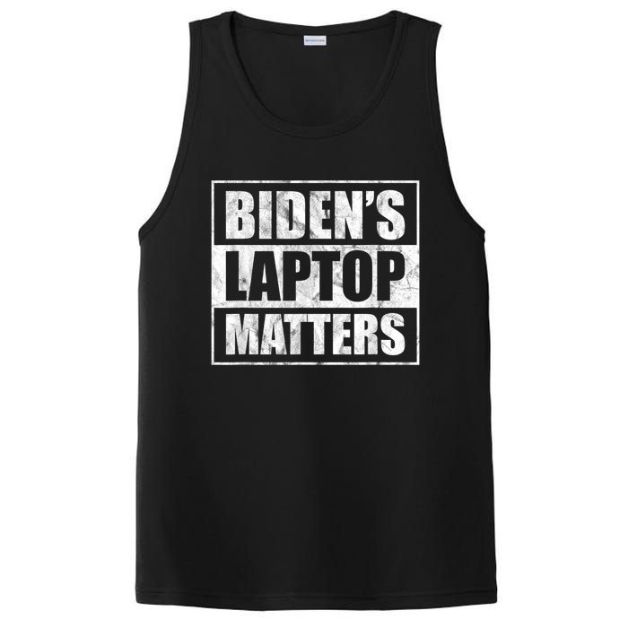 Biden's Laptop Matters Funny Anti Democrat Pro Trump 2020 PosiCharge Competitor Tank