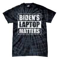 Biden's Laptop Matters Funny Anti Democrat Pro Trump 2020 Tie-Dye T-Shirt