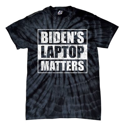 Biden's Laptop Matters Funny Anti Democrat Pro Trump 2020 Tie-Dye T-Shirt