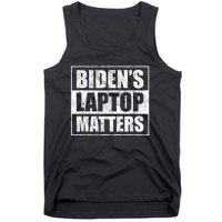 Biden's Laptop Matters Funny Anti Democrat Pro Trump 2020 Tank Top