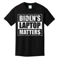 Biden's Laptop Matters Funny Anti Democrat Pro Trump 2020 Kids T-Shirt