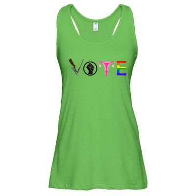 Black Lives Matter Vote LGBT Gay Rights Feminist Equality Ladies Essential Flowy Tank