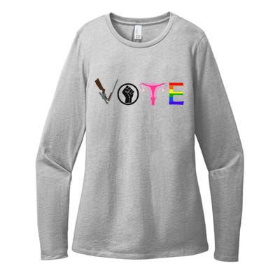 Black Lives Matter Vote LGBT Gay Rights Feminist Equality Womens CVC Long Sleeve Shirt