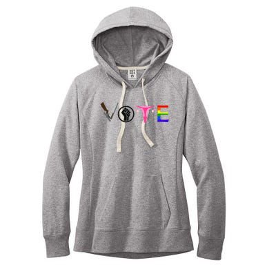 Black Lives Matter Vote LGBT Gay Rights Feminist Equality Women's Fleece Hoodie