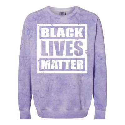 Black Lives Matter Gift And Gift Blm Gift Colorblast Crewneck Sweatshirt