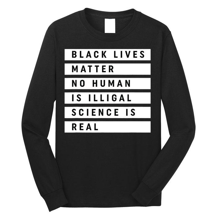 Black Lives Matter 's Rights Are Human Rights Long Sleeve Shirt